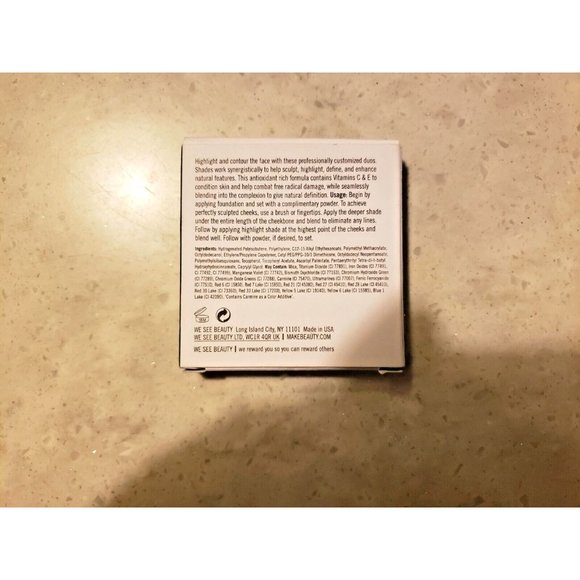 MAKE Beauty Contour / Highlight W2 * 0.22 oz New Fast Shipping - Picture 3 of 3